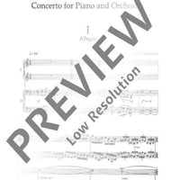 Concerto no. 1 - Vocal/piano Score
