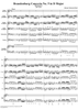 Brandenburg Concerto No. 5: Allegro - Score