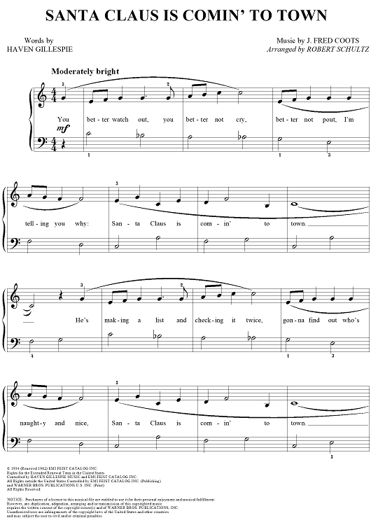 Santa Claus Is Comin' to Town