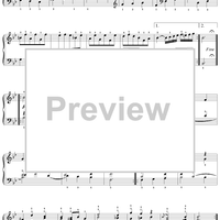 Menuet from the First Partita in B-flat Major