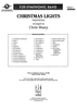 Christmas Lights - Score Cover
