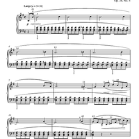 Prelude in E Minor, Op. 28, No. 4