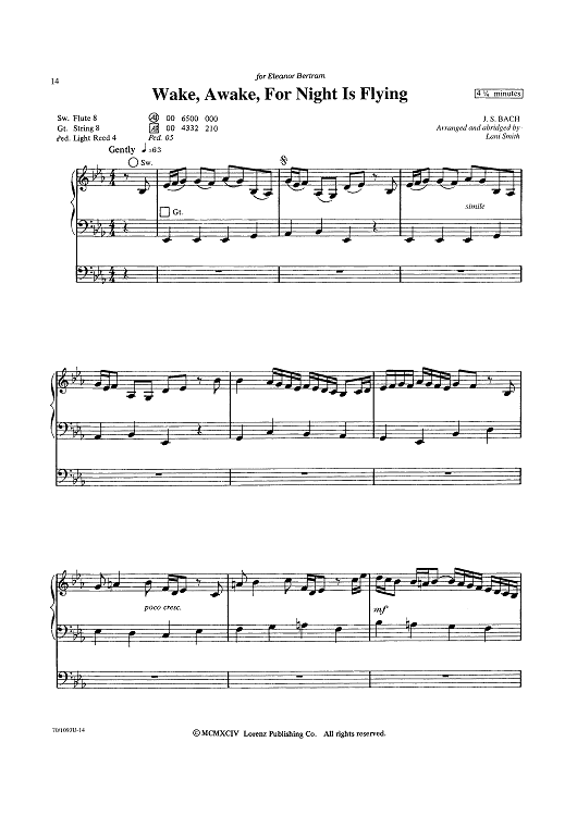 Wake, Awake, For Night Is Flying