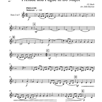 Prelude and Fugue in B-flat Major - Horn 2 in F