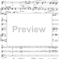 "Gelobet sei der Herr, mein Gott", Aria, No. 3 from Cantata No. 129: "Gelobet sei der Herr, mein Gott" - Piano Score