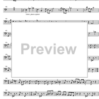 Suite from Le Chapeau de Paille - Trombone