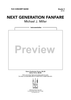 Next Generation Fanfare - Score