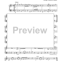 Bourree - from The Fireworks Music