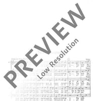 Lord, now lettest Thou Thy servant depart - Choral Score