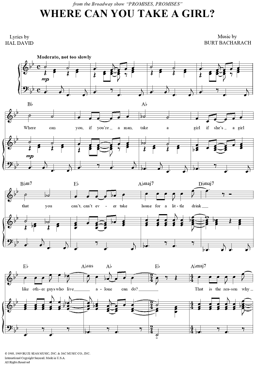 Where Can You Take a Girl?