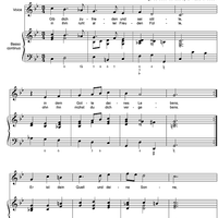 Gib dich zufrieden und sei stille