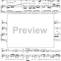 "Willkommen! will ich sagen," Aria, No. 3 from Cantata No. 27: Wer weiss, wie nahe mir mein Ende, BWV27 - Piano Score