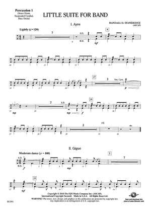 Little Suite for Band - Percussion 1
