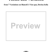 7 Variations on Bianchi's Vien quà, Op. 7, J53: Theme