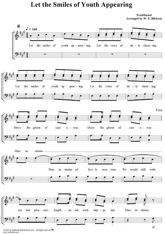 Let the Smiles of Youth Appearing