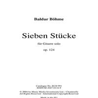 7 Stücke (Seven Pieces) - Preface