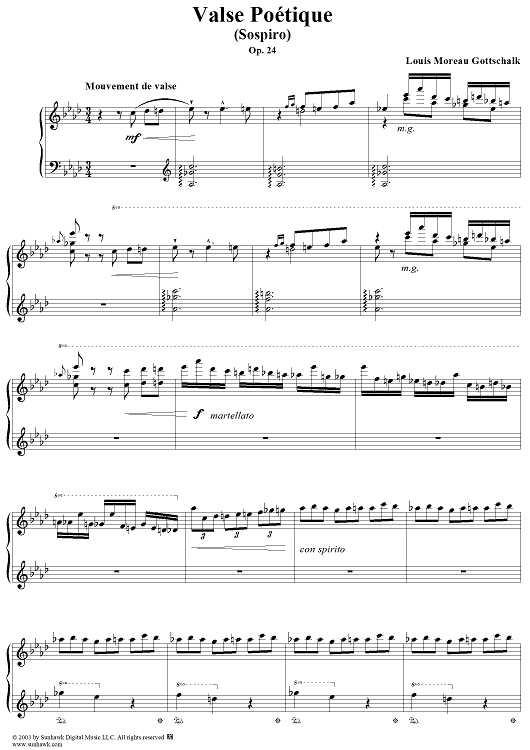 Valse Poetique (Sospiro), Op. 24