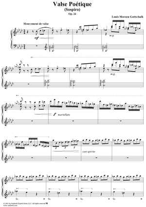 Valse Poetique (Sospiro), Op. 24
