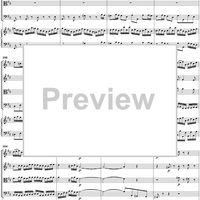 Clavier Concerto No. 3 in D Major, Movement 1 - Score