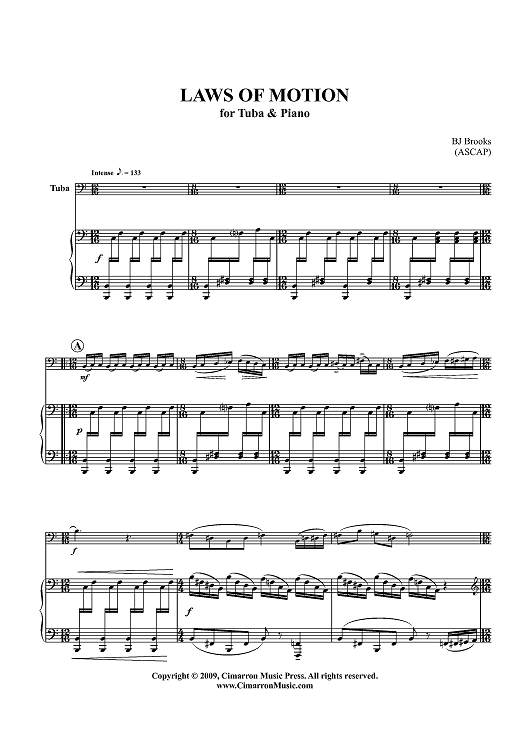 Laws Of Motion - Piano