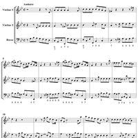 Trio Sonata no. 2 in G minor - op. 2, no. 2  (HWV387)