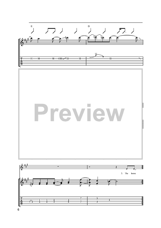 Policemen And Pirates" Sheet Music by Ocean Colour Scene for Guitar Tab