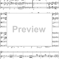 String Quartet No. 6, Movement 1 - Score