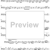 Quartet in E major - Cello/Bassoon 1