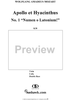 "Numen o Latonium!", No. 1 from "Apollo et Hyacinthus" (K38) - Full Score