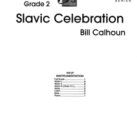 Slavic Celebration - Score Cover