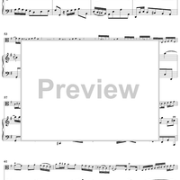 Sonata No. 1 in G Major, Movement 2 - Piano Score