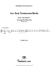 Six Poems, Op. 36, No. 4, "An den Sonnenschein" (to the sunshine), - Violin