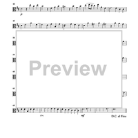 Hornpipe from Water Music - Viola