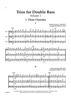 Trios for Double Bass - Volume 1 - Score