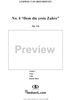 Dem die erste Zähre, No. 4 from "Der glorreiche Augenblick", Op. 136 - Full Score