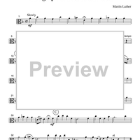 A Mighty Fortress Is Our God - Part 2 Viola