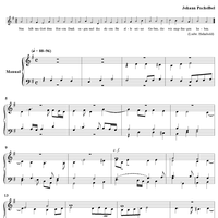 Chorale Preludes, Part II, Ein tischlied, 12. Nun laßt uns Gott dem Herren