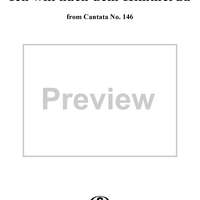 "Ich will nach dem Himmel zu", Aria, No. 3 from Cantata No. 146: "Wir müssen durch viel Trübsal" - Alto