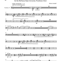 Diptich for Twelve Trombones - Trombone 10