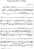 Violin Sonata No. 7 - Piano Score