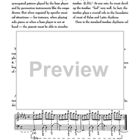 The 'Clave', 'Tumbao', 'Piano Montuno' and other Latin rhythms