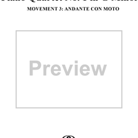 Piano Quartet no. 1 in G minor, op. 25: Movement 3