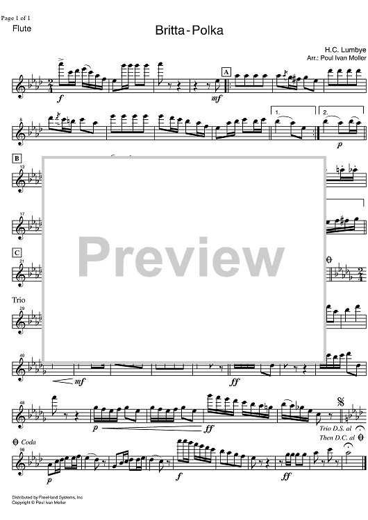 Britta Polka - Flute