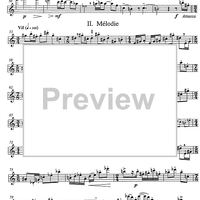 Musique pour cinq instrument à vent Op.48 - Flute