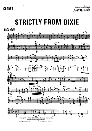 Strictly From Dixie - Cornet