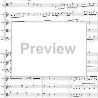 Water Music Suite no. 1 in F major, no. 10: Allegro moderato - Full Score