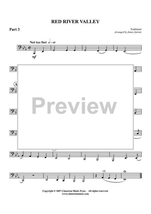 Red River Valley - Tuba 3