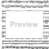 Piano Trio No. 3 Bb Major KV502 - Score