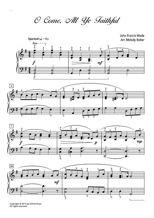 O Come, All Ye Faithful