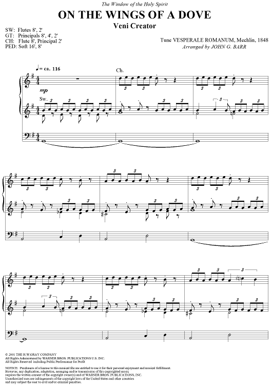 On the Wings of a Dove